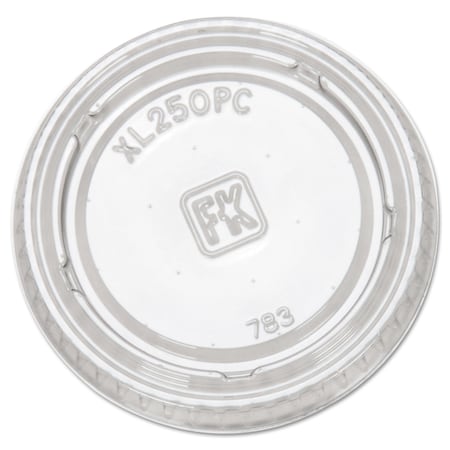 Fabri-Kal Portion Cup Lids, Fits 1.5-2.5oz Cups, Clear, PK2500 9505083